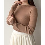 mipiarl  袖口スリットリブニット | JUNOAH | 詳細画像5 