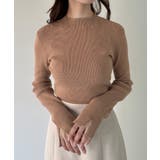 mipiarl  袖口スリットリブニット | JUNOAH | 詳細画像7 