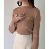 mipiarl  袖口スリットリブニット | JUNOAH | 詳細画像8 