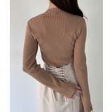 mipiarl  袖口スリットリブニット | JUNOAH | 詳細画像9 