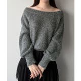 mipiarl  2WAYネックバックリボンニット | JUNOAH | 詳細画像10 