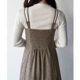 mipiarl  薄手ツイードフロントリボンラッフルキャミワンピース | JUNOAH | 詳細画像17