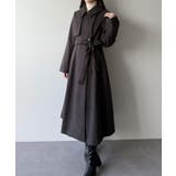 mipiarl  ステンカラーロングレディコート | JUNOAH | 詳細画像12 