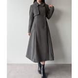 mipiarl  ステンカラーロングレディコート | JUNOAH | 詳細画像18 