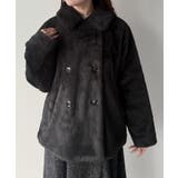 チャコール | mipiarl  ステンカラーファーミドルコート | JUNOAH