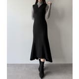 mipiarl  ツイードレースアップマーメイドジャンスカ | JUNOAH | 詳細画像1 