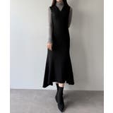 mipiarl  ツイードレースアップマーメイドジャンスカ | JUNOAH | 詳細画像2 