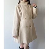 ベージュ | mipiarl  2wayカラーシャギーミドルコート | JUNOAH