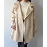 mipiarl  2wayカラーシャギーミドルコート | JUNOAH | 詳細画像5 