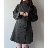 mipiarl  2wayカラーシャギーミドルコート | JUNOAH | 詳細画像8 