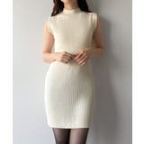 mipiarl  ショートシャギーカーディガン＋ミニリブニットワンピースＳＥＴ | JUNOAH | 詳細画像6 