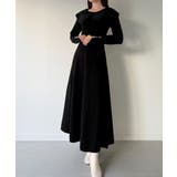 mipiarl  クラシカルカラーフレアニットワンピース | JUNOAH | 詳細画像13 