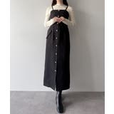 mipiarl  薄手ツイードタイトキャミワンピース | JUNOAH | 詳細画像2 