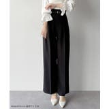 mipiarl  ハイウエストタックスラックス | JUNOAH | 詳細画像2 