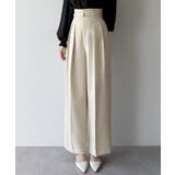 mipiarl  ハイウエストタックスラックス | JUNOAH | 詳細画像5 