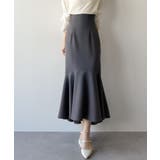 mipiarl  ハイウエストフィットマーメイドスカート | JUNOAH | 詳細画像7 