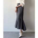 mipiarl  ハイウエストフィットマーメイドスカート | JUNOAH | 詳細画像8 