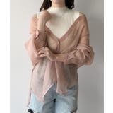 ピンクベージュ | mipiarl  2WAYシャツブラウス＋ノースリニットセット | JUNOAH