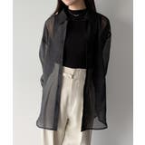 mipiarl  2WAYシャツブラウス＋ノースリニットセット | JUNOAH | 詳細画像4 