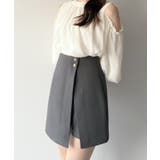 mipiarl  インナーパンツ付きハイウエストレイヤードミニスカート | JUNOAH | 詳細画像10 