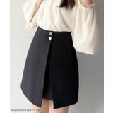 mipiarl  インナーパンツ付きハイウエストレイヤードミニスカート | JUNOAH | 詳細画像2 