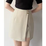 mipiarl  インナーパンツ付きハイウエストレイヤードミニスカート | JUNOAH | 詳細画像5 