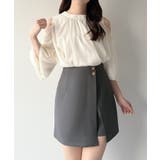 mipiarl  インナーパンツ付きハイウエストレイヤードミニスカート | JUNOAH | 詳細画像8 