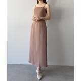 mipiarl  チュールフリルブラウス＋IラインキャミワンピースSET | JUNOAH | 詳細画像18 