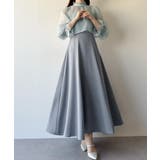 ライトブルー | mipiarl  フリルカラーシアーブラウス＋フレアキャミワンピースＳＥＴ | JUNOAH