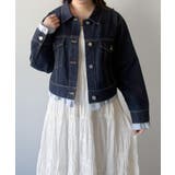 mipiarl  ヘムフリルデニムジャケット | JUNOAH | 詳細画像5 