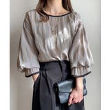 シャーリングキャンディースリープシアーブラウス | JUNOAH | 詳細画像12 