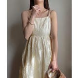 フラワー柄シアージャガードバックリボンワンピース | JUNOAH | 詳細画像5 