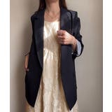 フラワー柄シアージャガードバックリボンワンピース | JUNOAH | 詳細画像9 