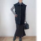 オーバーシルエットツイードベスト | JUNOAH | 詳細画像4 