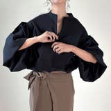 ハーフジップブラウス | JUNOAH | 詳細画像6 