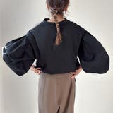 ハーフジップブラウス | JUNOAH | 詳細画像7 