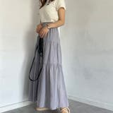 ティアードマキシスカート | JUNOAH | 詳細画像21 