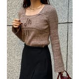 リボンビスチェリブニット | JUNOAH | 詳細画像10