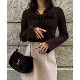 リボンビスチェリブニット | JUNOAH | 詳細画像2