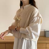 ドロップショルダーリボンショートべスト | JUNOAH | 詳細画像7