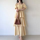 2wayオフショルティアードワンピース | JUNOAH | 詳細画像10 