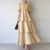 2wayオフショルティアードワンピース | JUNOAH | 詳細画像11 