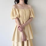 2wayオフショルティアードワンピース | JUNOAH | 詳細画像12 