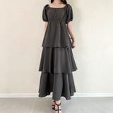 2wayオフショルティアードワンピース | JUNOAH | 詳細画像17 