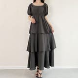 2wayオフショルティアードワンピース | JUNOAH | 詳細画像18 