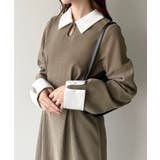 バイカラーコーデュロイタイトワンピース | JUNOAH | 詳細画像14 