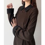 バイカラーコーデュロイタイトワンピース | JUNOAH | 詳細画像19 