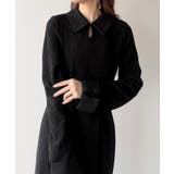 バイカラーコーデュロイタイトワンピース | JUNOAH | 詳細画像20 