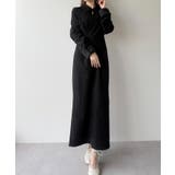 バイカラーコーデュロイタイトワンピース | JUNOAH | 詳細画像22 