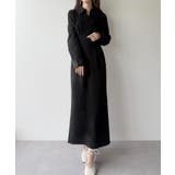 バイカラーコーデュロイタイトワンピース | JUNOAH | 詳細画像23 